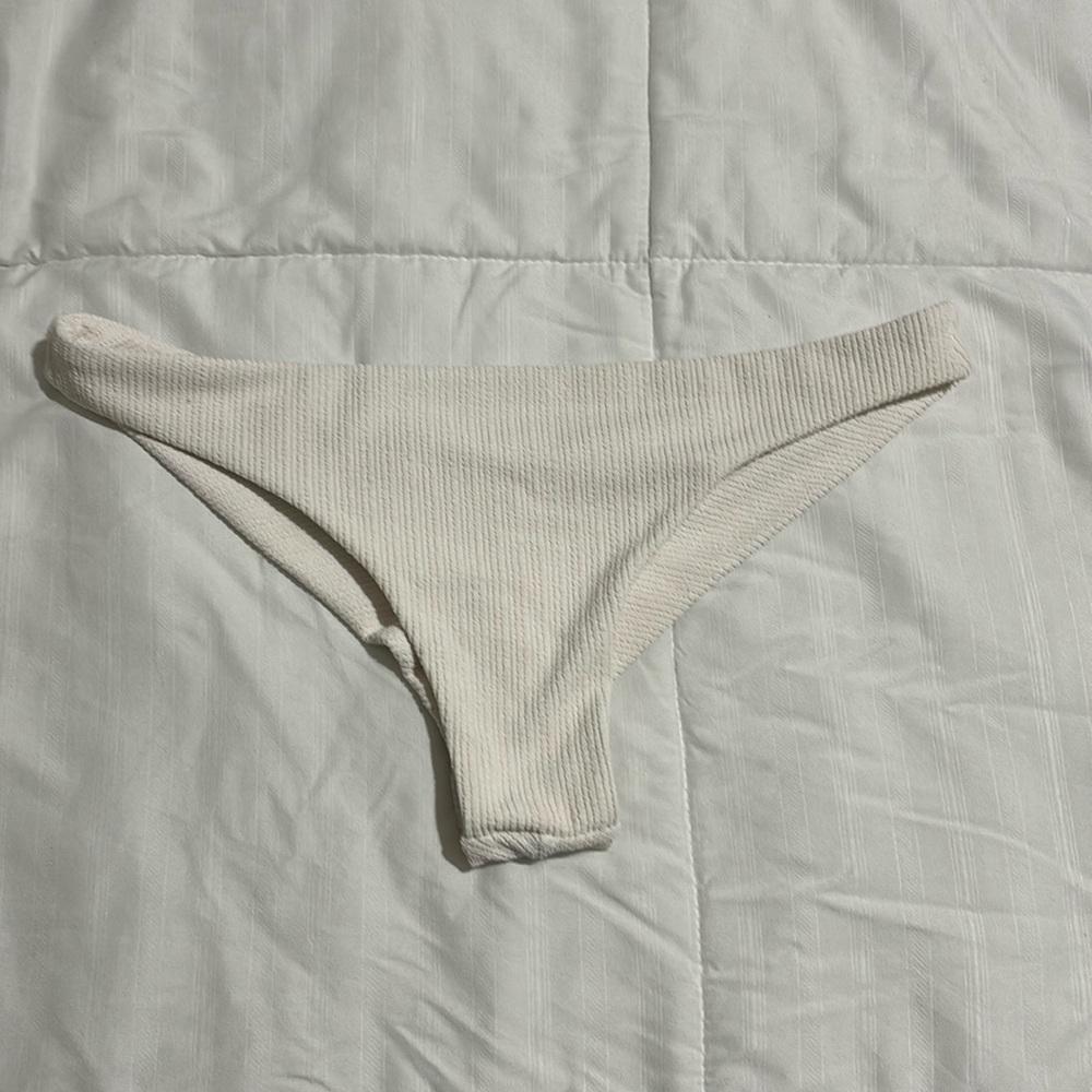 Billabong white cheeky bikini bottom